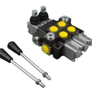 Rozdzielacz hydrauliczny 2-sekcyjny max przepływ 40L  Waryński [W-ROZ40L/2]