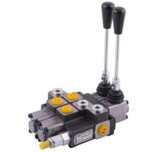 Rozdzielacz hydrauliczny 2-sekcyjny max przepływ 40L (1-sekcja nurnikowa) Waryński [W-ROZ40L/2X1N]