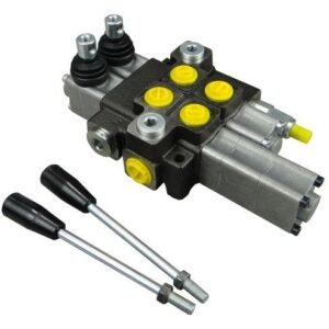 Rozdzielacz hydrauliczny 2-sekcyjny max przepływ 40L 1-sekcja pływająca  Waryński [W-ROZ40L/2X1P]