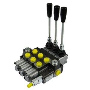 Rozdzielacz hydrauliczny 3-sekcyjny max przepływ 40L  Waryński [W-ROZ40L/3]