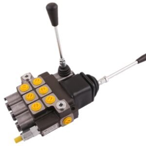 Rozdzielacz hydrauliczny 3-sekcyjny max przepływ 40L (2 sekcje x 1 dźwignia + 1 sekcja x 1 dźwignia) Waryński [W-ROZ40L/3X2J]