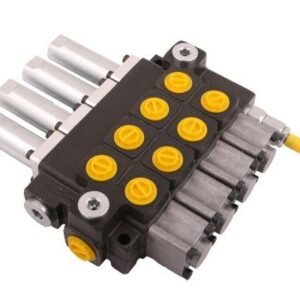 Rozdzielacz hydrauliczny 4-sekcyjny max przepływ 40L sterowany linkami Waryński [W-ROZ40L/4L]