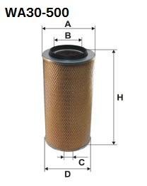 Wkład filtra powietrza WA30-500 Sędziszów [WA30-500]