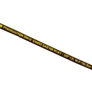 Wąż hydrauliczny do zakuwania DN10 1-oplotowy 180 Bar Waryński (sprzedawany po 50m) [WAZ10SN1W50]