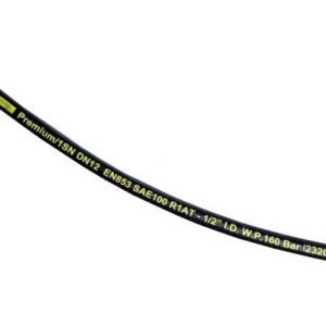 Wąż hydrauliczny do zakuwania DN12 1-oplotowy 160 Bar Waryński (sprzedawany po 25m) [WAZ12SN1W25]