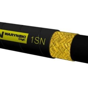 Wąż hydrauliczny do zakuwania DN06 1-oplotowy 225 Bar Waryński (sprzedawany po 25m) [WAZ6SN1W25]