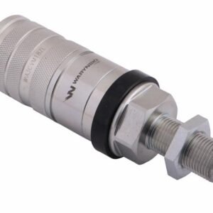 Szybkozłącze hydrauliczne zrywalne seria WIA3CV (3CFPV) 68 l/min gniazdo long M18x1.5 gwint zewnętrzny EURO PUSH-PULL (ISO 7241-A) Waryński [WIA3CVM18ZL]