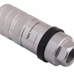 Szybkozłącze hydrauliczne zrywalne seria WIA3CV (3CFPV) 68 l/min gniazdo G1/2"BSP gwint wewnętrzny EURO PUSH-PULL (ISO 7241-A) Waryński [WIA3CVR12W]