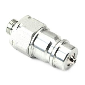 Szybkozłącze hydrauliczne wtyczka M14x1.5 gwint zewnętrzny EURO (ISO 7241-A) z eliminatorem ciśnienia Waryński [WIAM14SZE]