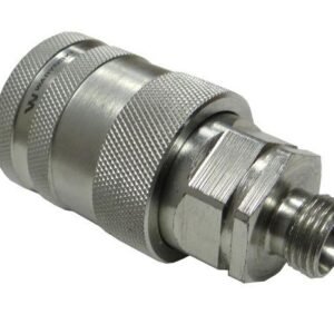 Szybkozłącze hydrauliczne gniazdo M16x1.5 gwint zewnętrzny EURO PUSH-PULL (9100816G) (ISO 7241-A) Waryński [WIAM16MZ-PP]