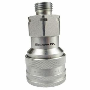 Szybkozłącze hydrauliczne gniazdo M16x1.5 gwint zewnętrzny EURO (9100816G) (ISO 7241-A) Waryński [WIAM16MZ]