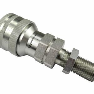 Szybkozłącze hydrauliczne gniazdo long M16x1.5 gwint zewnętrzny EURO (9100816GL) (ISO 7241-A) Waryński [WIAM16MZL]