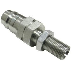 Szybkozłącze hydrauliczne wtyczka long M16x1.5 gwint zewnętrzny EURO (9100816W) (ISO 7241-A) Waryński [WIAM16SZL]