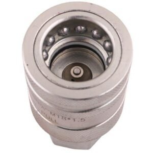 Szybkozłącze hydrauliczne gniazdo z eliminatorem ciśnienia M18x1.5 gwint wew. EURO PUSH-PULL (ISO 7241-A) Waryński [WIAM18MW-PPE]