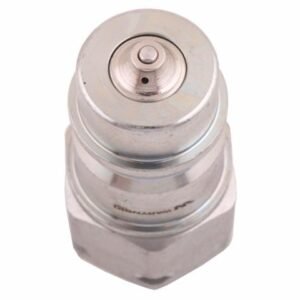 Szybkozłącze hydrauliczne wtyczka z eliminatorem ciśnienia M18x1.5 gwint zew. EURO (9100818W) (ISO 7241-A) Waryński [WIAM18SZE]