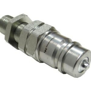 Szybkozłącze hydrauliczne wtyczka long M18x1.5 gwint zewnętrzny EURO (9100818W) (ISO 7241-A) Waryński [WIAM18SZL]