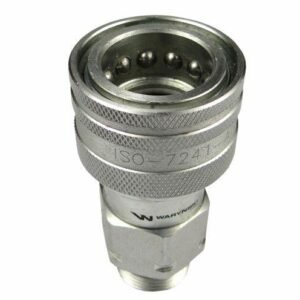 Szybkozłącze hydrauliczne gniazdo M22x1.5 gwint zewnętrzny EURO (9100822G) (ISO 7241-A) Waryński [WIAM22MZ]