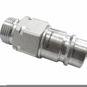 Szybkozłącze hydrauliczne wtyczka M22x1.5 gwint zewnętrzny EURO (9100822W) (ISO 7241-A) Waryński [WIAM22SZ]