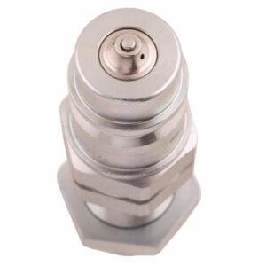 Szybkozłącze hydrauliczne wtyczka long z eliminatorem ciśnienia M22x1.5 gwint zew. EURO (9100822W) (ISO 7241-A) Waryński [WIAM22SZLE]