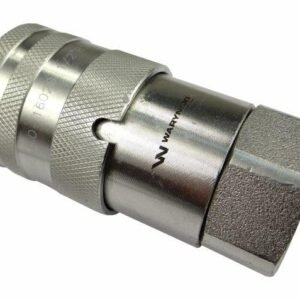 Szybkozłącze hydrauliczne suchoodcinające gniazdo G1/2"BSP gwint wewnętrzny ISO16028 Waryński [WIFR12MW]