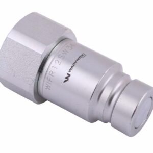 Szybkozłącze hydrauliczne suchoodcinające (rozmiar 1/2) wtyczka G3/4"BSP gwint wewnętrzny ISO16028 Waryński [WIFR12SW34]