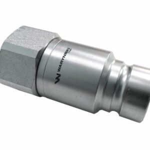 Szybkozłącze hydrauliczne suchoodcinające wtyczka G3/4"BSP gwint wewnętrzny ISO16028 Waryński  [WIFR34SW]