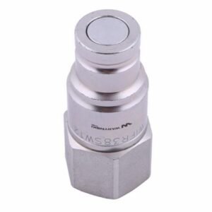 Szybkozłącze hydrauliczne suchoodcinające (rozmiar 3/8) wtyczka G1/2"BSP gwint wewnętrzny ISO16028 Waryński [WIFR38SW12]