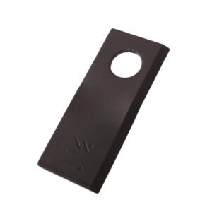 Nóż. nożyk kosiarka lewy 100X40X3mm otwór 19 zastosowanie RS 100/3 Sipma WARYŃSKI ( sprzedawane po 25 ) [WKR100X40X3L/1]