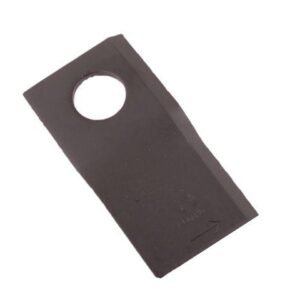 Nóż. nożyk kosiarka lewy 100X50X4mm otwór 21 zastosowanie RS100 Samasz WARYŃSKI ( sprzedawane po 25 ) [WKR100X50X4L]