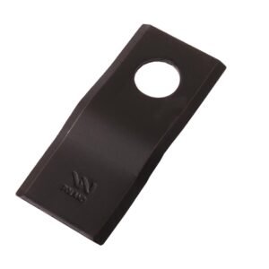 Nóż. nożyk kosiarka gięty 105x46x3mm otwór 21 zastosowanie CM120 Vicon Kverneland WARYŃSKI ( sprzedawane po 25 ) [WKR105X46X3]