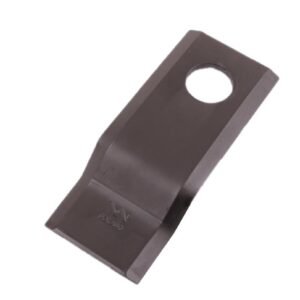 Nóż. nożyk kosiarka gięty 120x50x4mm otwór 21 zastosowanie 434122 Pottinger WARYŃSKI ( sprzedawane po 25 ) [WKR120X50X4]