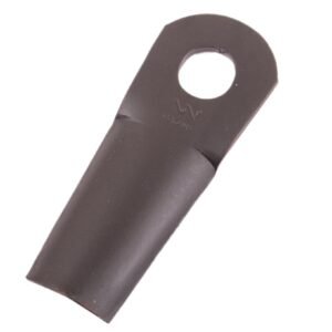 Nóż. nożyk kosiarka gięty 128X50X4mm otwór 20.5x22.8 zastosowanie 561103000 Kvereland Taarup WARYŃSKI ( sprzedawane po 25 ) [WKR128X50X4]