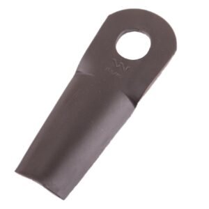 Nóż. nożyk kosiarka gięty 132X50X4mm otwór 20.5x23 zastosowanie 13800013 JF-Stoll WARYŃSKI ( sprzedawane po 25 ) [WKR132X50X4]