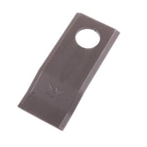 Nóż. nożyk kosiarka gięty 94X40X3mm otwór 19 zastosowanie Deutz Fahr 94/P 1101701015322 WARYŃSKI ( sprzedawane po 25 ) [WKR94X40X3/1]