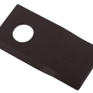 Nóż. nożyk kosiarka lewy 94x48x3mm otwór 19 zastosowanie 570409 Niemeyer Kverneland WARYŃSKI ( sprzedawane po 25 ) [WKR94X48X3L]