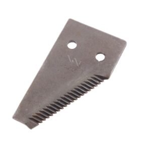 Nóż żniwny końcowy 84x45x3mm otwór 6.5 19 zębów zastosowanie 6112041 6112031 Claas WARYŃSKI ( sprzedawane po 25 ) [WKZ84X45X3/1]