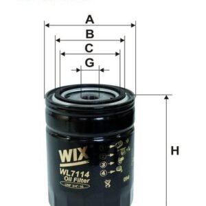 Filtr Oleju WL7114 Wix [WL7114]