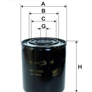 Filtr Oleju WL7160 Wix [WL7160]