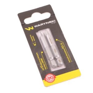 Końcówki wkrętakowe bity PZ3 50mm Waryński komplet w blistrze dwusztukowym [WMA115]