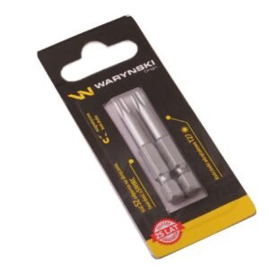 Końcówki wkrętakowe bity T27 50mm Waryński komplet w blistrze dwusztukowym [WMA122]