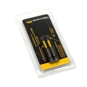 Końcówki wkretakowe udarowe bity T15 50mm 2 szt w op Waryński [WMA128]