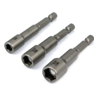 Zestaw nasadek z uchwytem narzedziowym 6. 8. 10 mm długość 65 mm Waryński [WMA160]