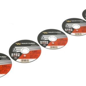 Tarcza do cięciai inoxu 125 x1.0 x22.23 mm Waryński (sprzedawane po 5 szt po 5 szt) [WMA316]