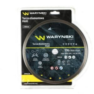 Tarcza diamentowa MAXI 230 x 22.23 mm Waryński [WMA330]