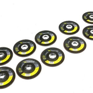 Tarcza do szlifierki 125 mm lamelkowa. cyrkonowa GR120 (sprzedawana po 10 szt.) Waryński [WMA338]