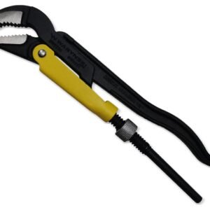 Szczypce nastawne szwedzkie do rur szczęki typ 45° o rozstawie max 25mm długość 235mm Waryński [WMH091]