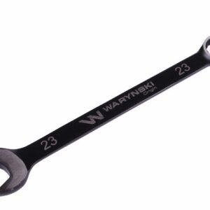 Klucz płasko-oczkowy 23 mm. CrV standard ASME B107-2010 Waryński [WMK033]