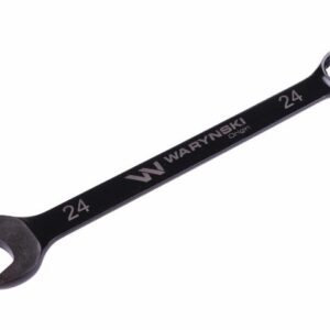 Klucz płasko-oczkowy 24 mm. CrV  standard ASME B107-2010 Waryński [WMK034]