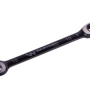 Klucz płasko-oczkowy 10 mm z grzechotką 72 zęby standard ASME B107-2010 Waryński [WMK049]