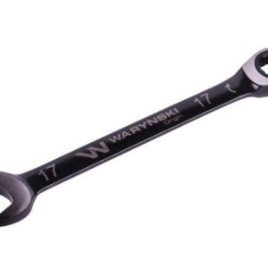 Klucz płasko-oczkowy 17 mm z grzechotką 72 zęby standard ASME B107-2010 Waryński [WMK056]